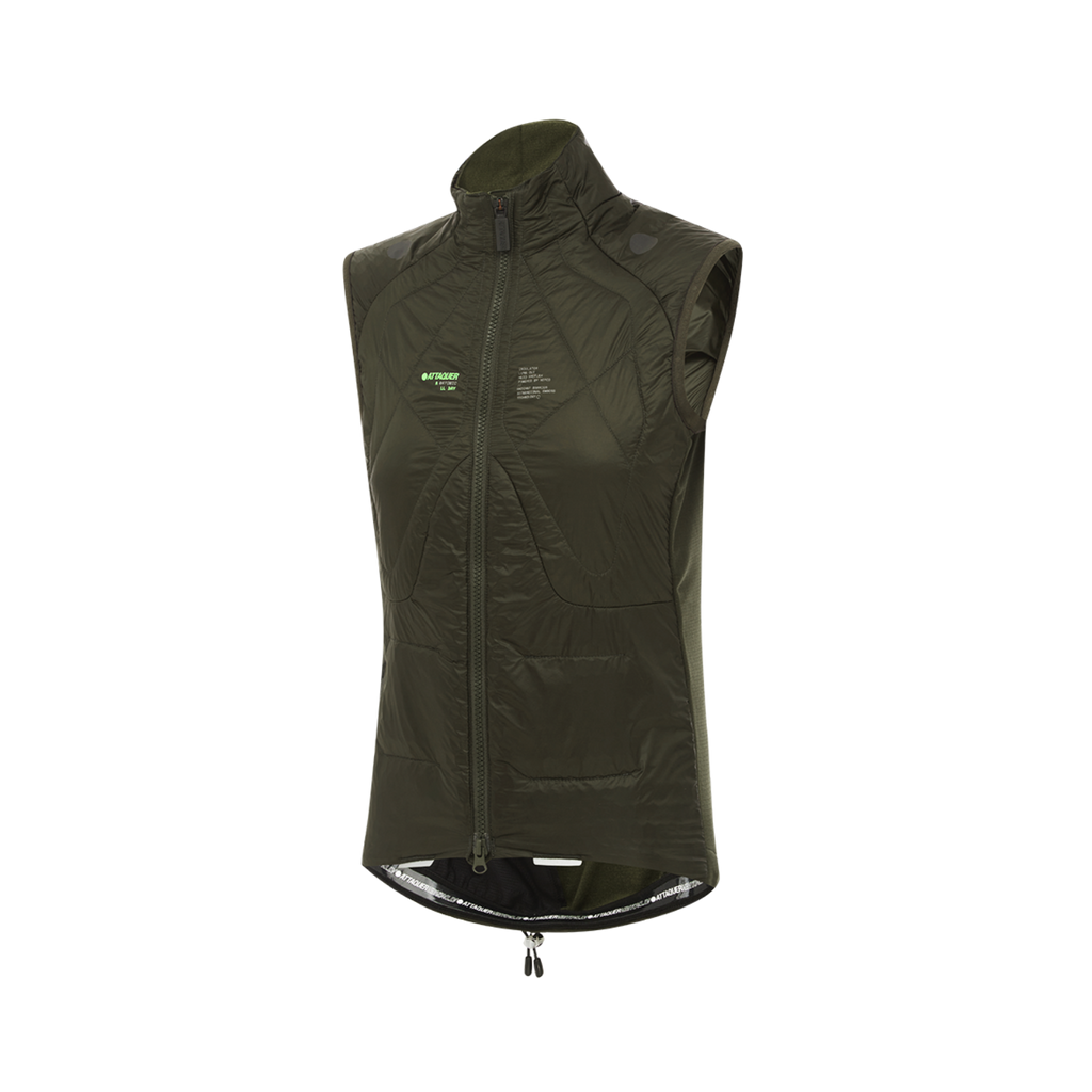 Attaquer Womens All Day Anatomic Insulator Gilet - Pine