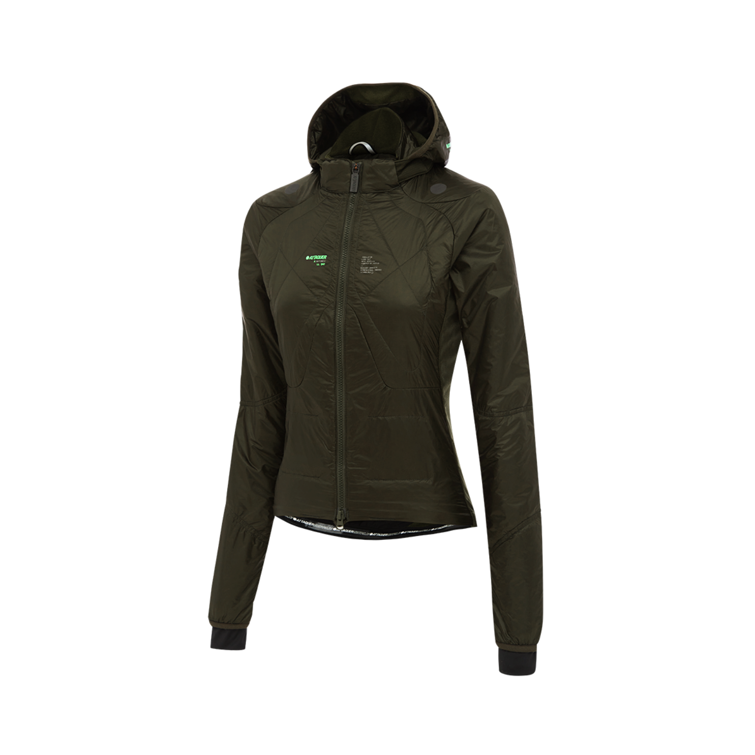 Attaquer Womens All Day Anatomic Insulator Jacket - Pine
