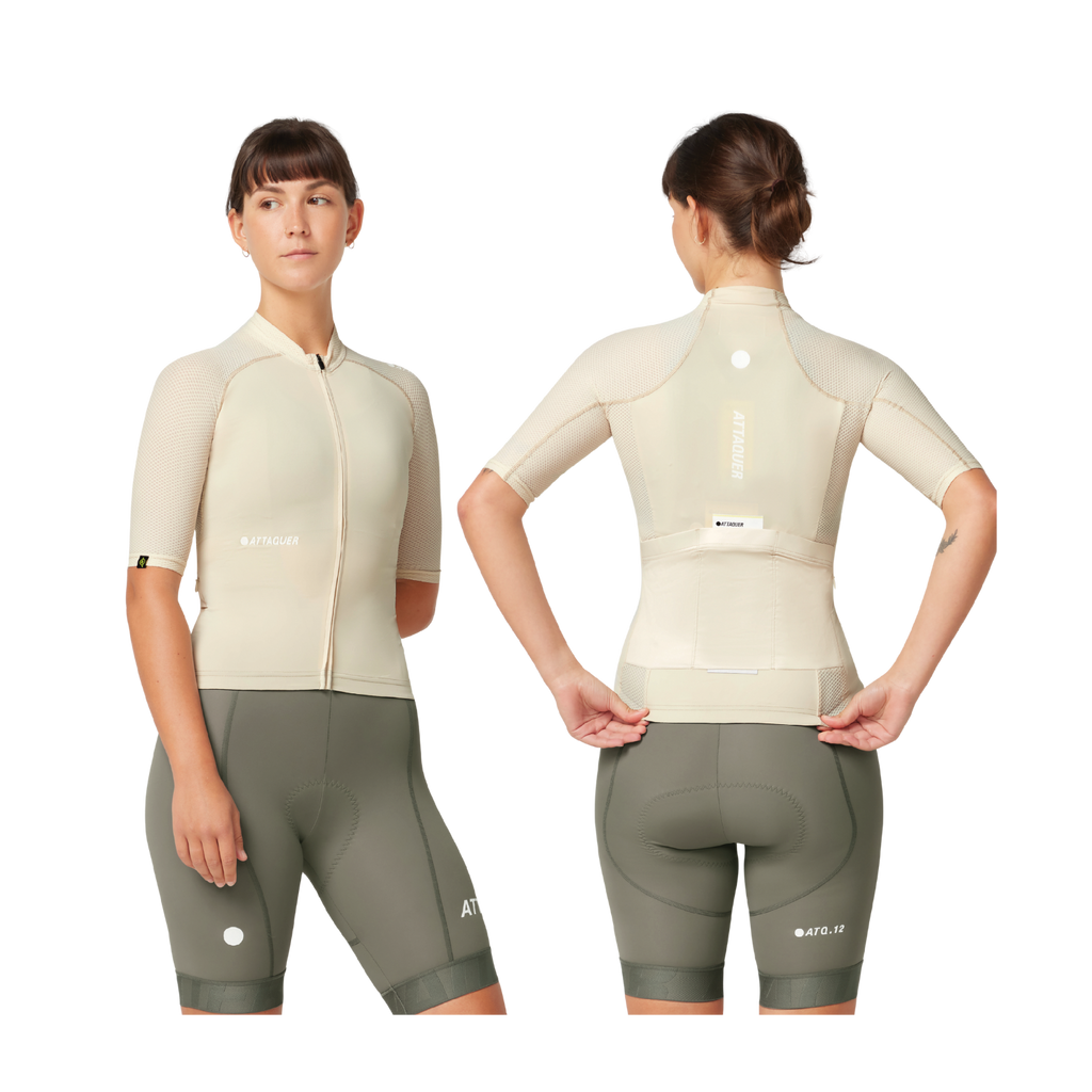 Attaquer Womens All Day Jersey - Eggshell