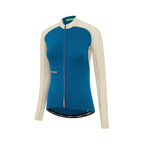 Attaquer Womens All Day Summer Long Sleeve Jersey - Blue/Eggshell