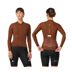Attaquer Womens All Day Summer Long Sleeve Jersey - Burnt Orange