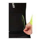 Attaquer Womens All Day Winter Long Sleeved Jersey - Black/Acid Lime