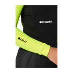Attaquer Womens All Day Winter Long Sleeved Jersey - Black/Acid Lime