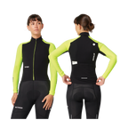 Attaquer Womens All Day Winter Long Sleeved Jersey - Black/Acid Lime