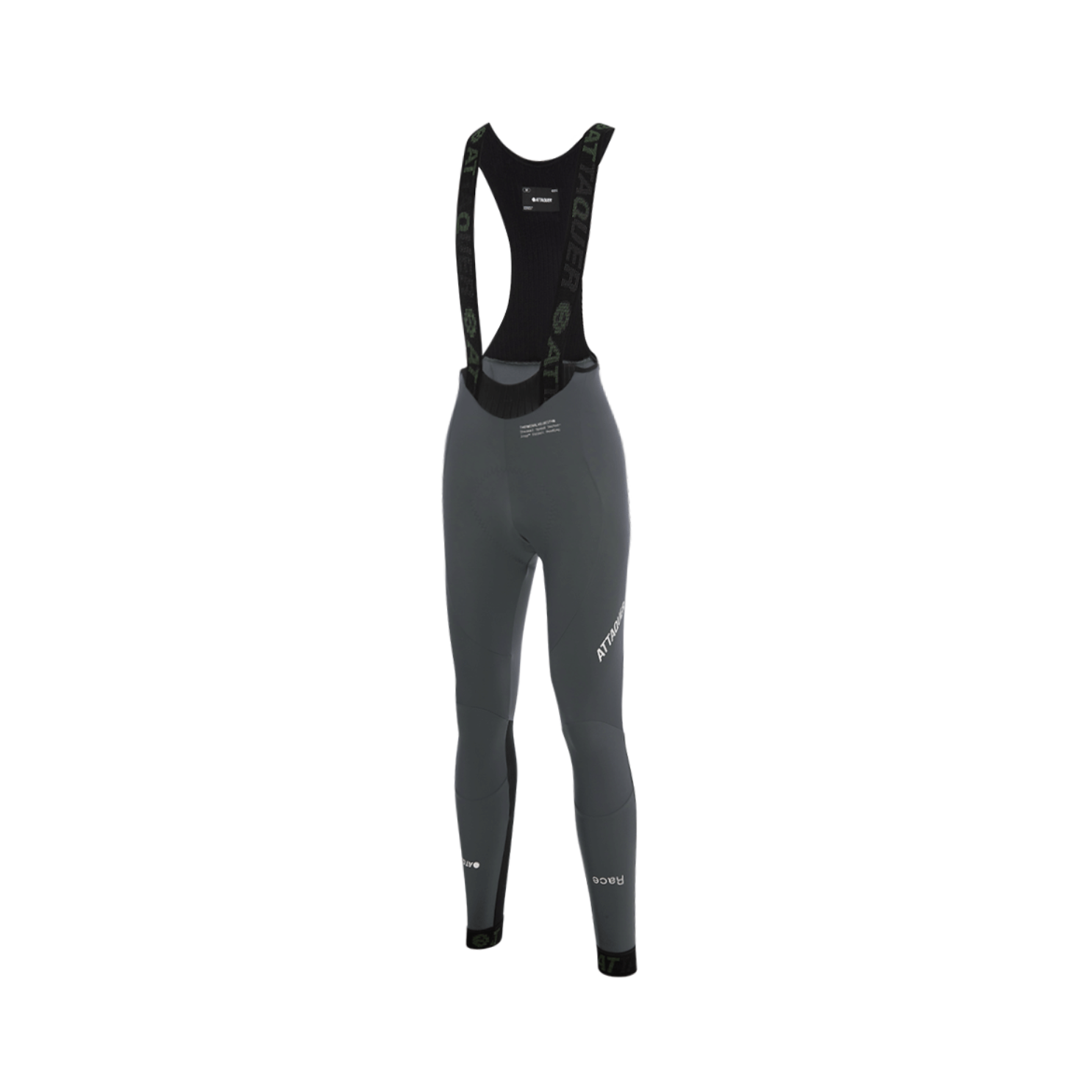 Attaquer Womens Race Winter Bib Longs - Anthracite