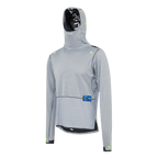 Attaquer Terra Long Sleeved Hooded Tech Tee Black display feature