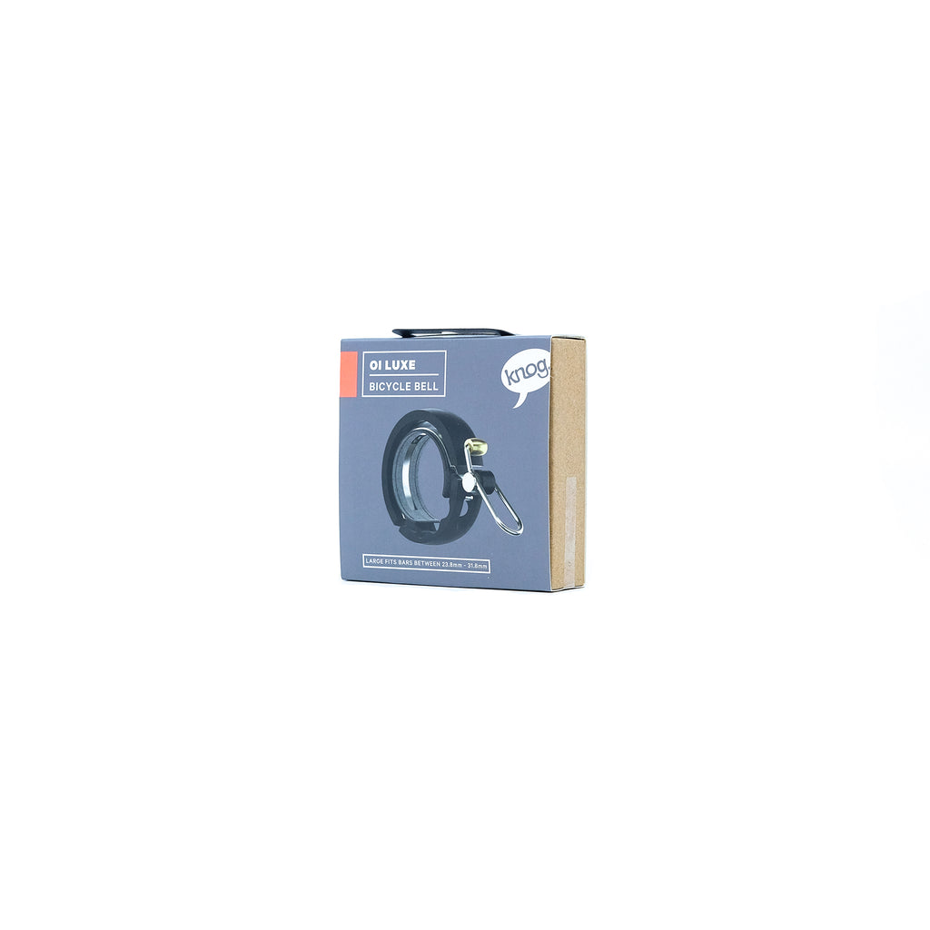 Knog Oi Classic Luxe 小号铃铛 - 哑光黑色