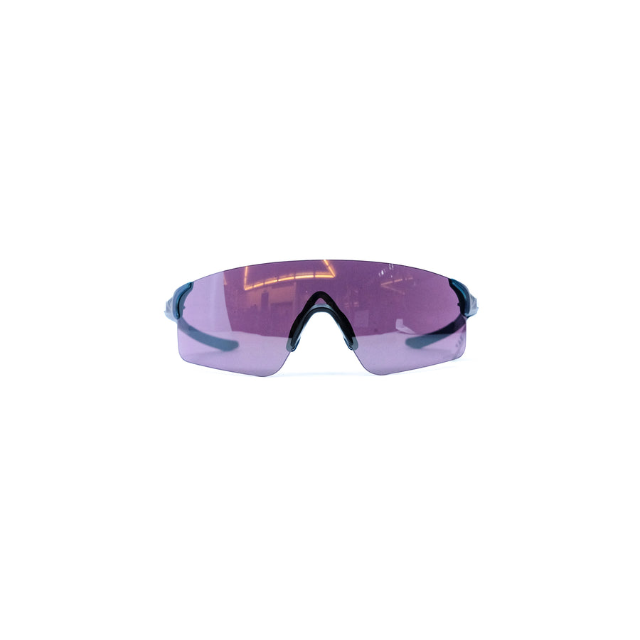 Oakley EVZero Blades Sunglasses - Matte Silver (Prizm Road Black Lens)