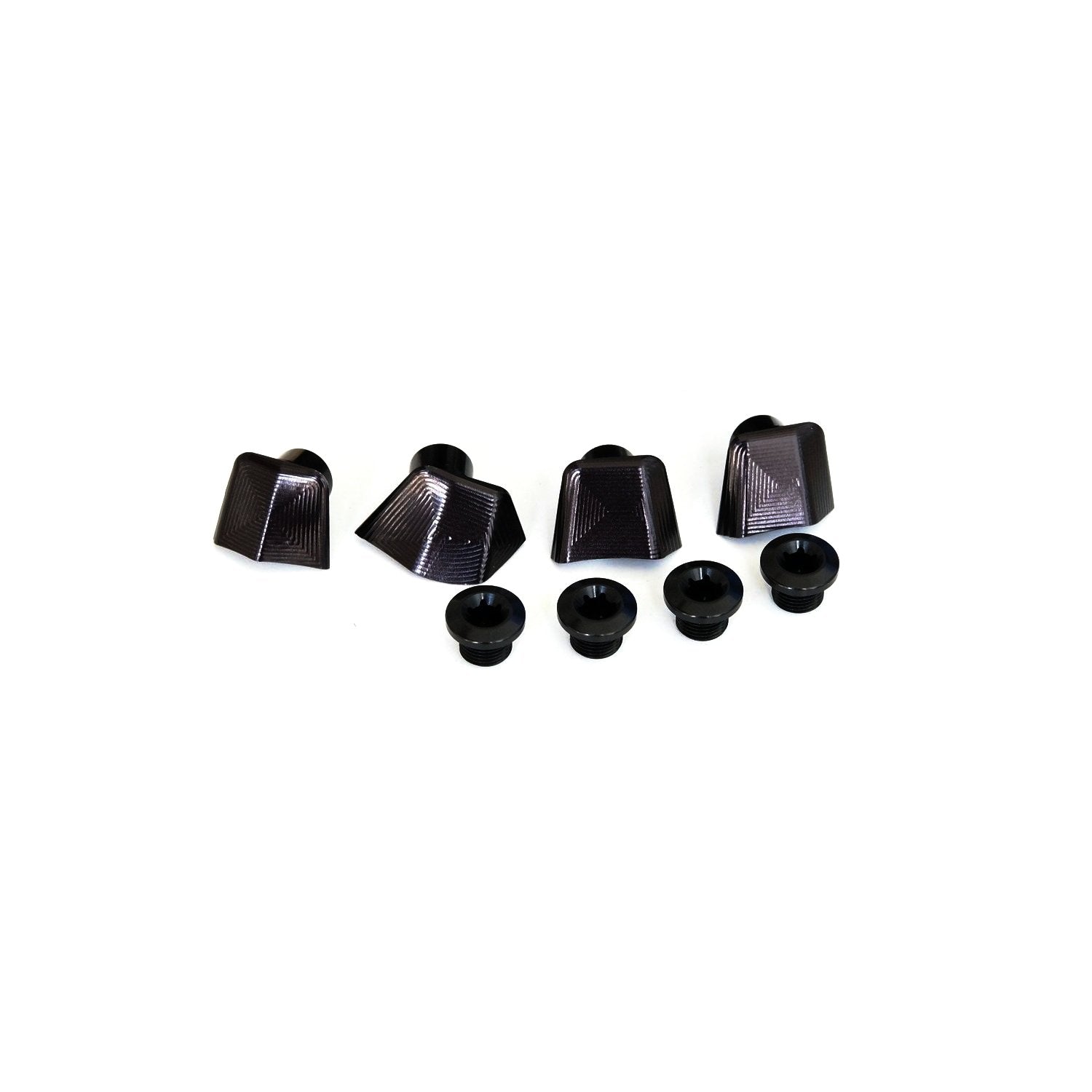 absoluteBLACK Crank Bolt Covers for Dura-Ace R9100 - Black - CCACHE