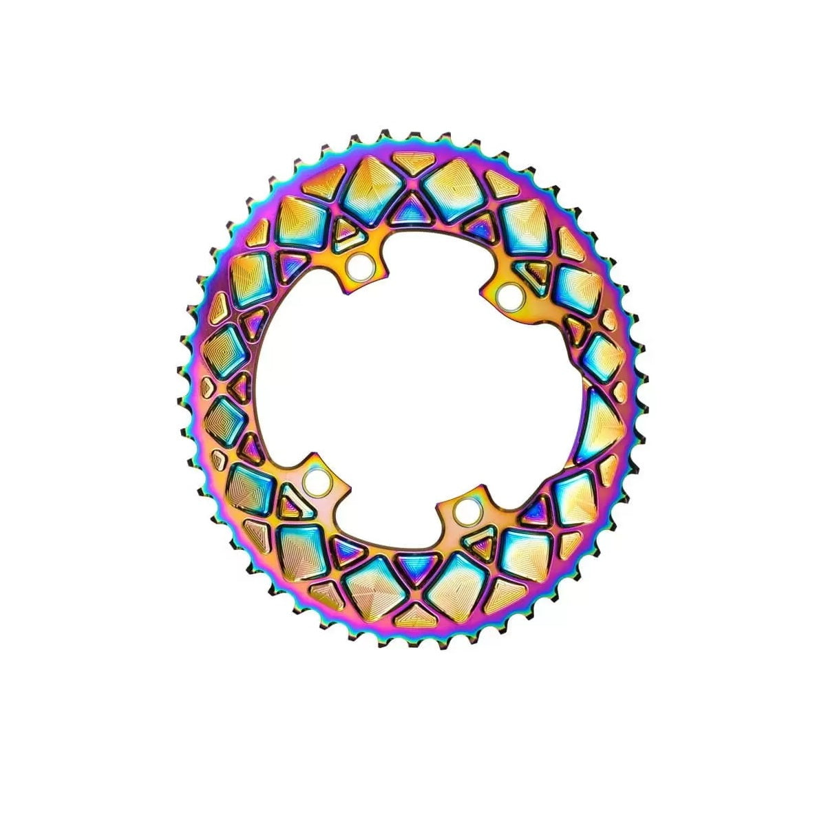 absoluteblack-premium-oval-chainrings-for-shimano-pvd-rainbow
