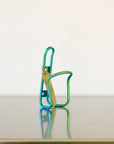 agave-x-king-cage-ti-bottle-cage-anodized-green-detail