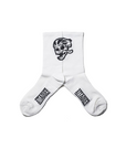 Attaquer Skull Logo Socks - White - CCACHE
