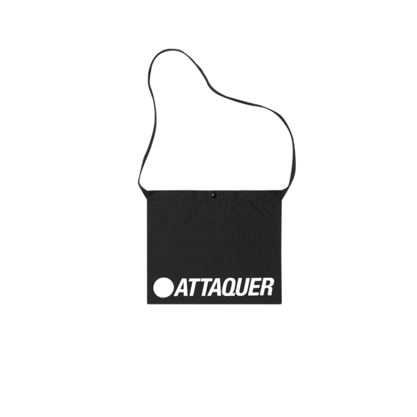 attaquer-logo-musette-bag-black