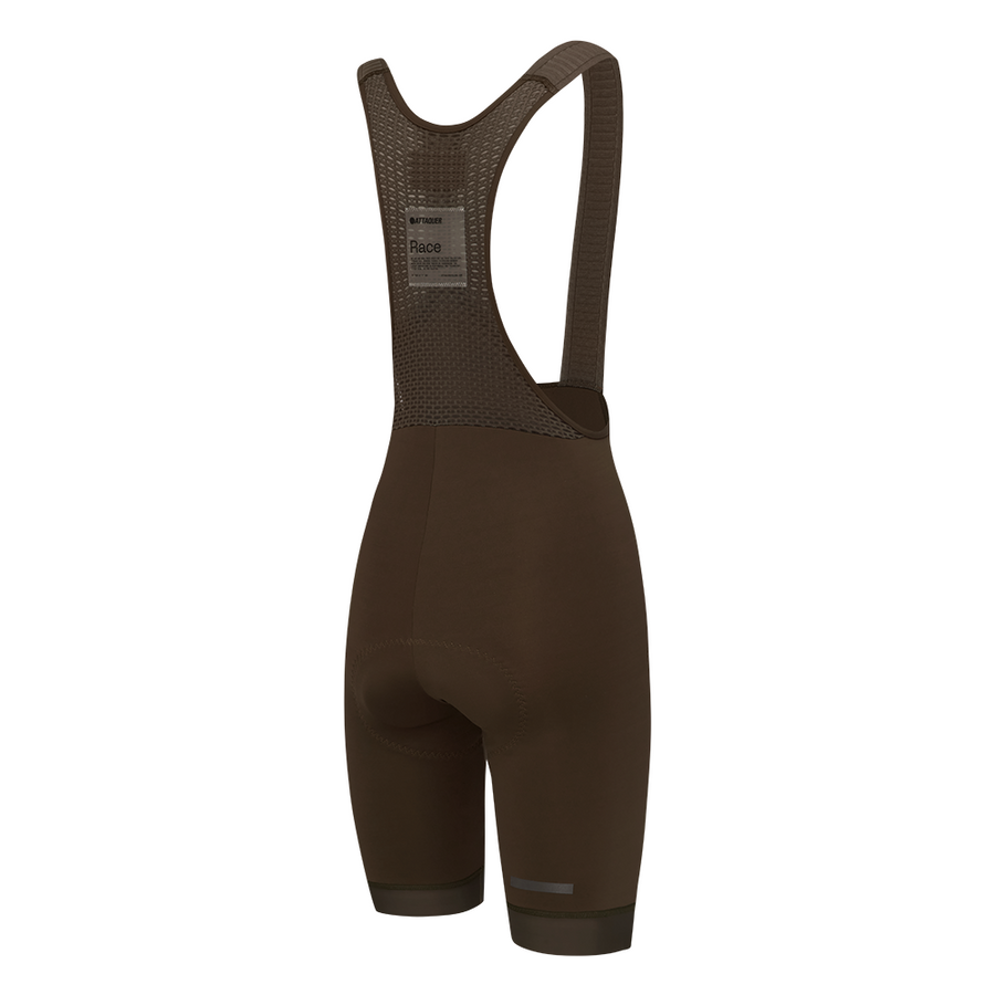 attaquer-womens-race-bib-short-2-0-cocoa-white-logo-rear
