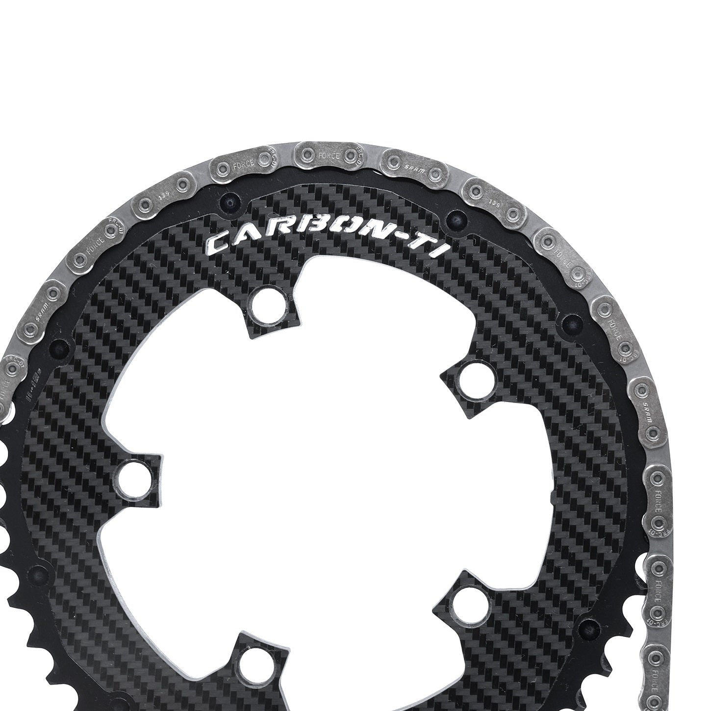 Carbon-Ti X-CarboRing X-AXS Chainrings (5-Arm) - CCACHE