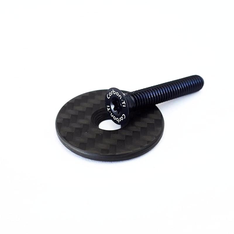 Carbon-Ti X-Cap Top Cap & Bolt - Matte - CCACHE