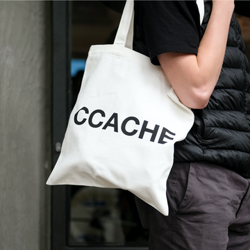 CCACHE Parcel Tote Bag - White
