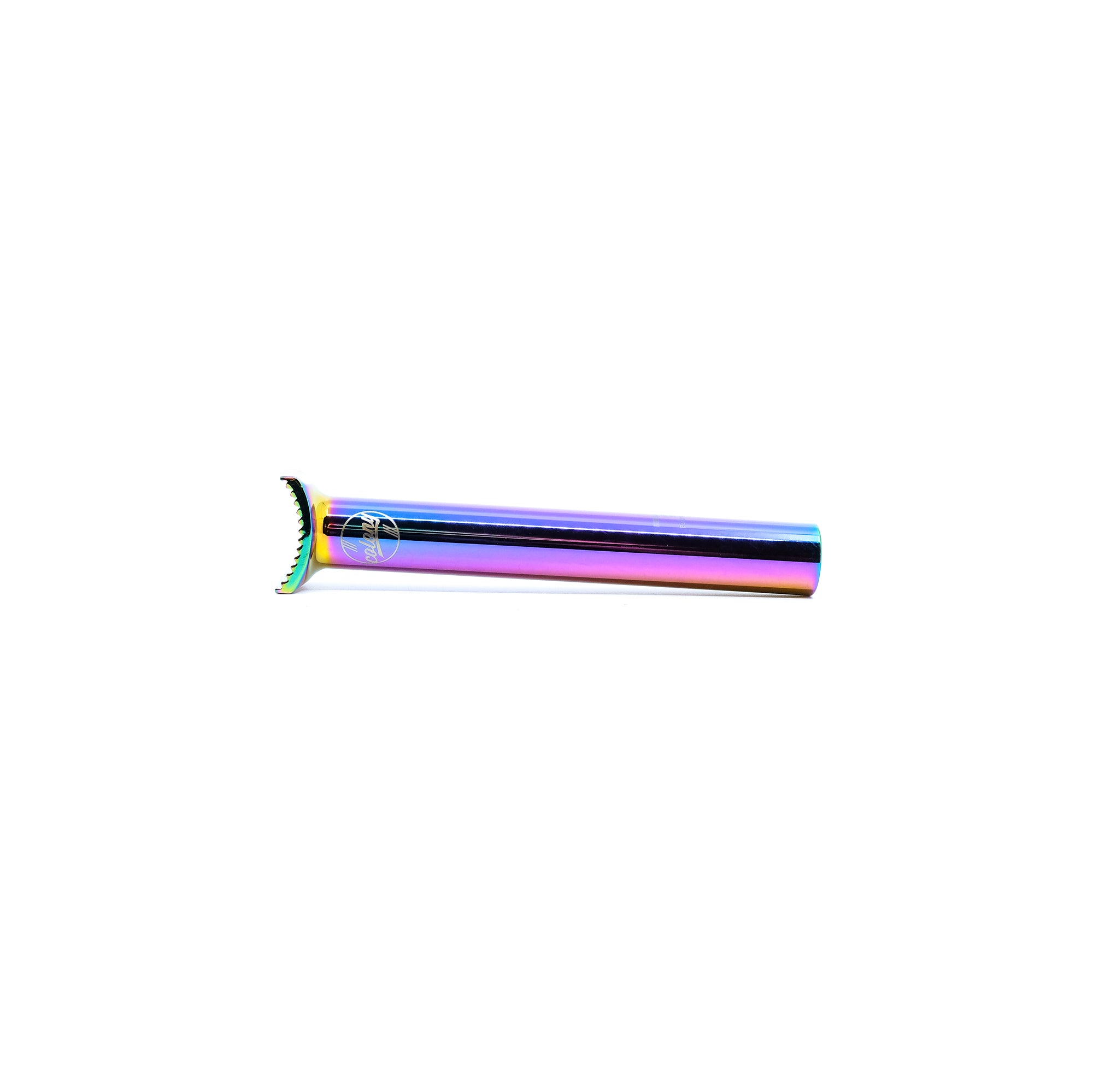 colony-pivotal-bmx-seat-post-rainbow-oil-slick