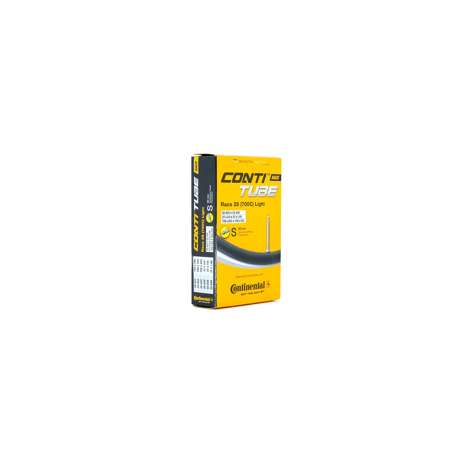 Continental Race 28 Light Tube (700 x 20-25, Presta Valve)