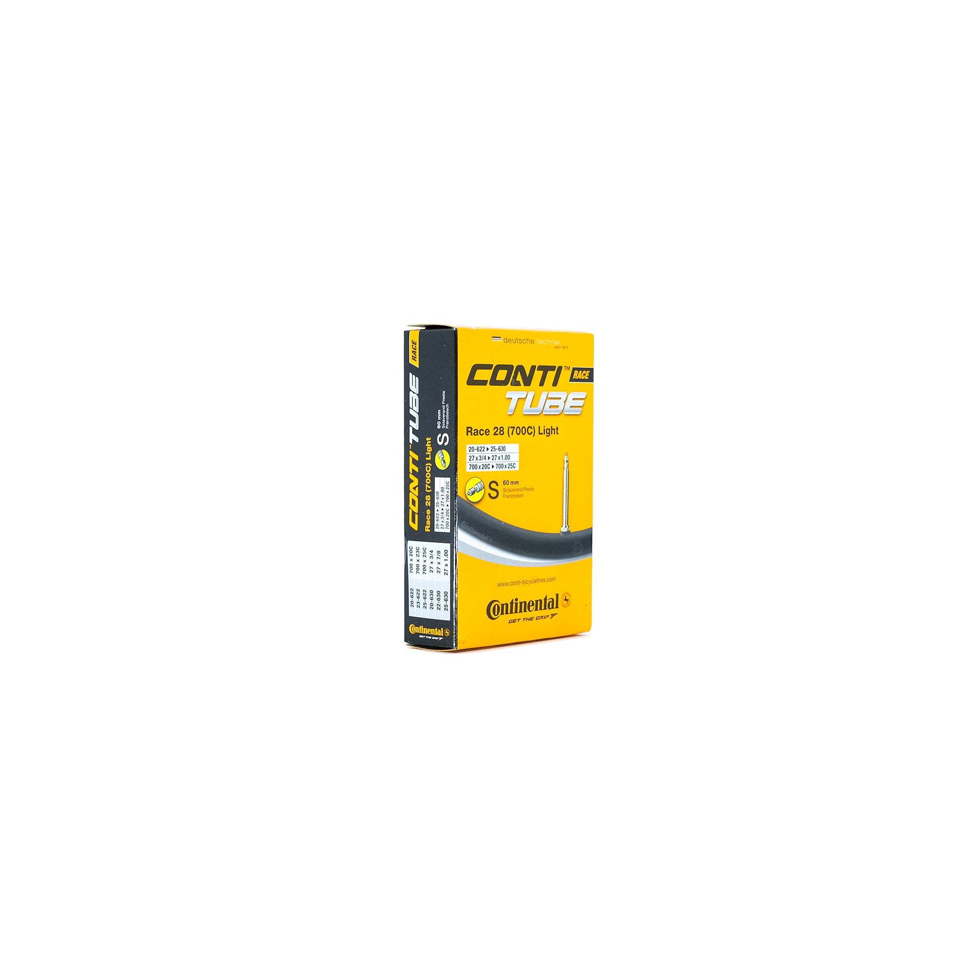 Continental Race 28 Light Tube (700 x 20-25, Presta Valve)