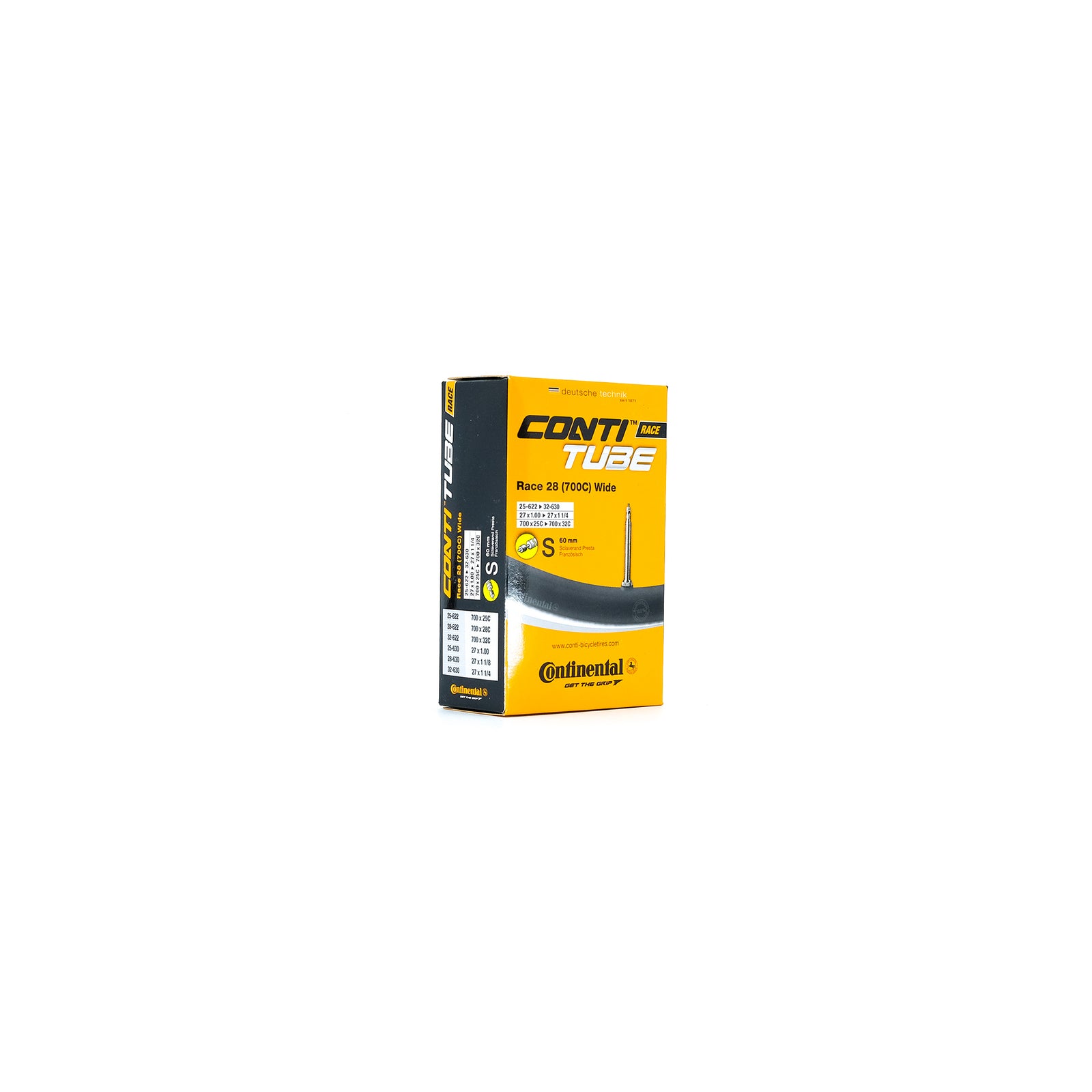 Continental Race 28 Wide Tube (700 x 25-32, Presta Valve)