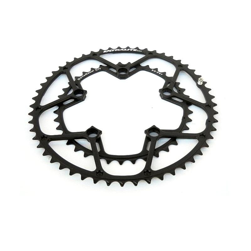 Extralite OctaRamp CH2 Road Compact Hi-Ratio Chainrings - CCACHE