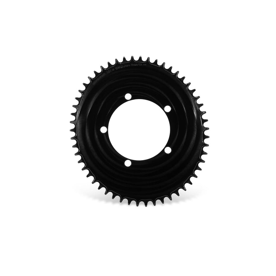 garbaruk-aero-1x-oval-chainring-for-5-bolt-110bcd-cranks-black