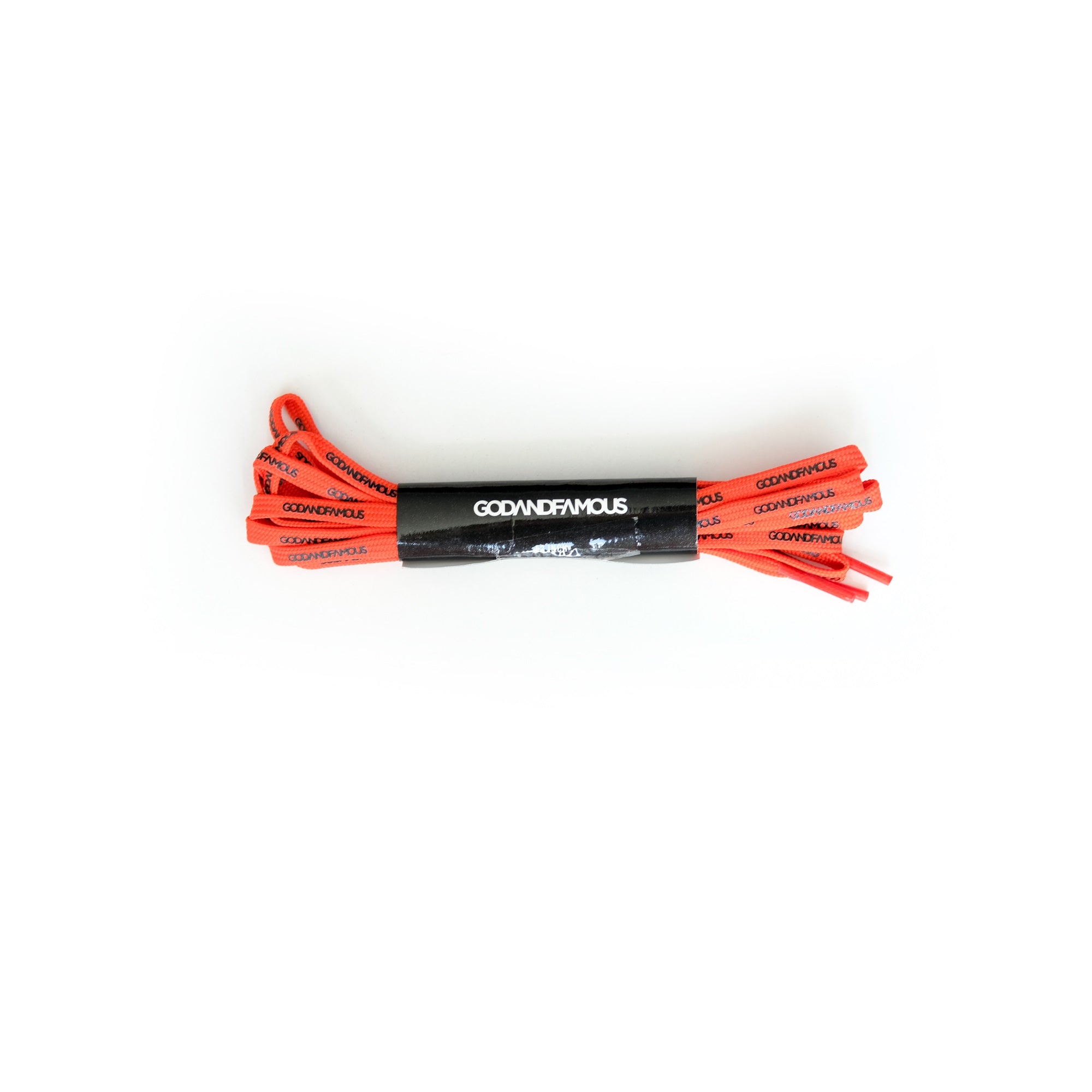 God And Famous Team Laces - Hi Viz Orange - CCACHE