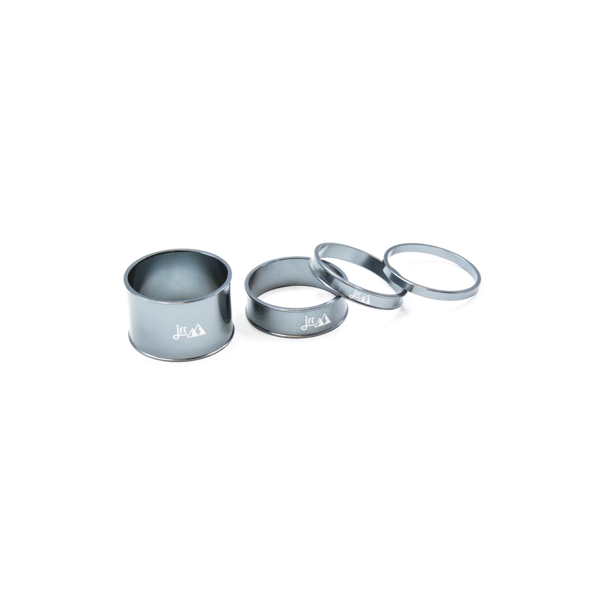 JRC Machined Anodised Headset Spacers - Gun Metal