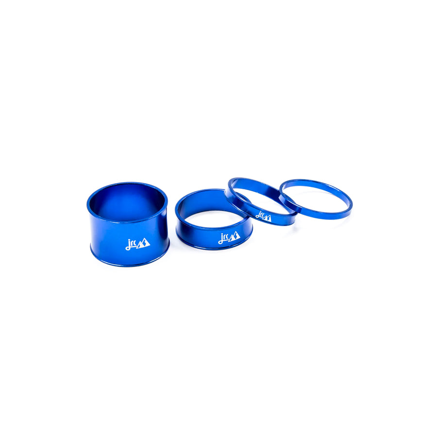 JRC Machined Anodised Headset Spacers - Blue