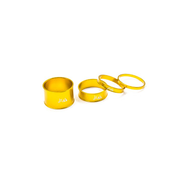 JRC Machined Anodised Headset Spacers - Gold