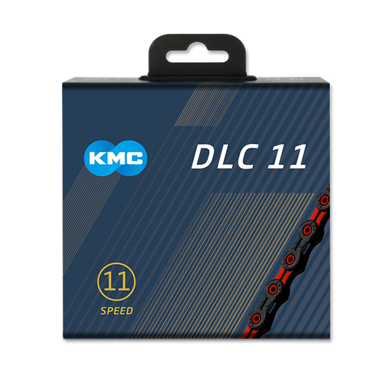 KMC DLC11 11-Speed Chain - Black/Red