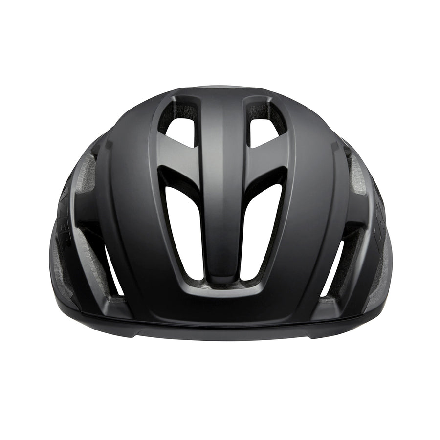 lazer-strada-kineticore-road-helmet-black-front