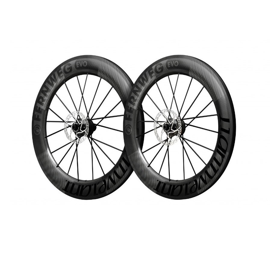 Lightweight Fernweg C85 EVO Disc Brake Tubeless Wheelset - Schwarz Edition - CCACHE