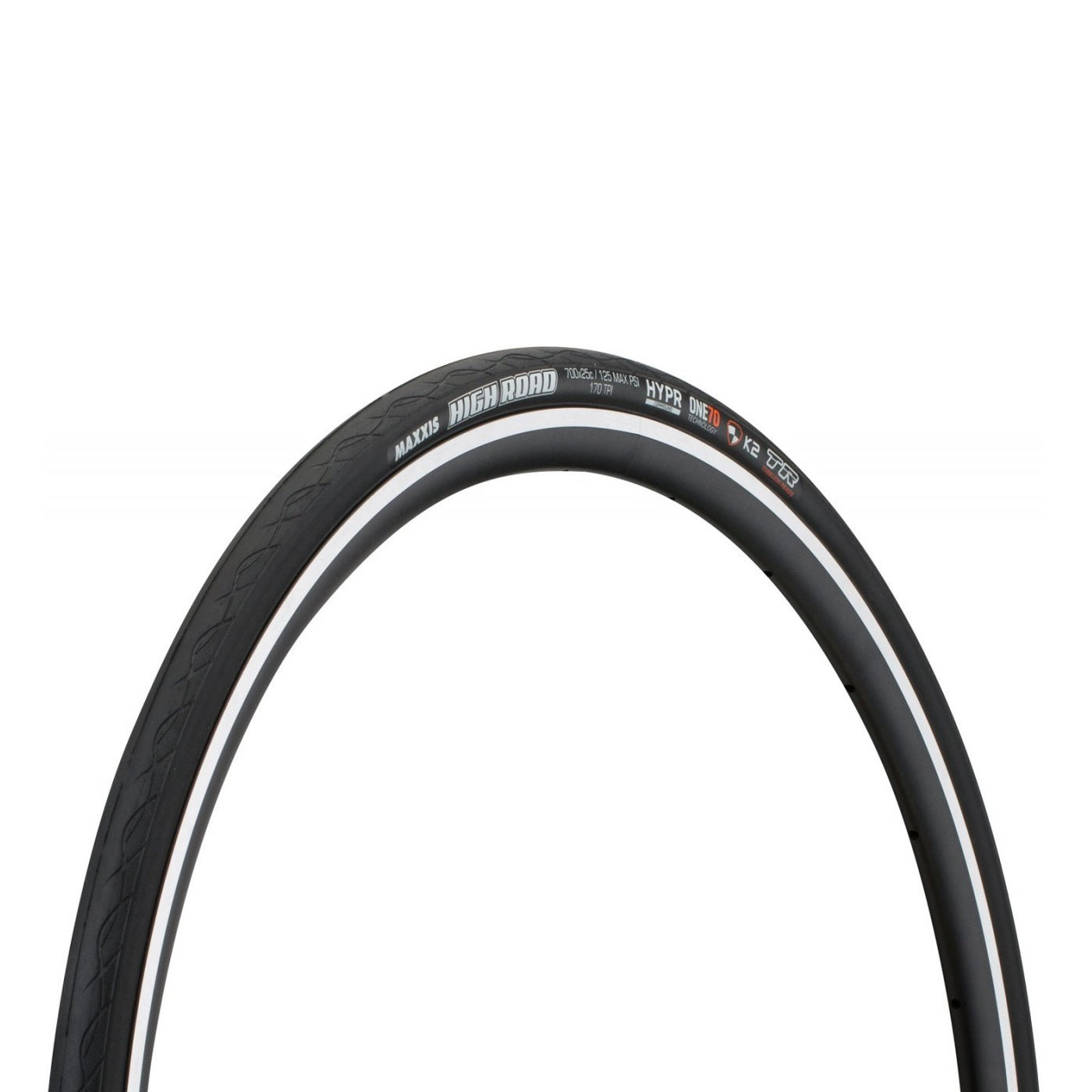 Maxxis High Road HYPR K2 TR Tyre - Black - CCACHE