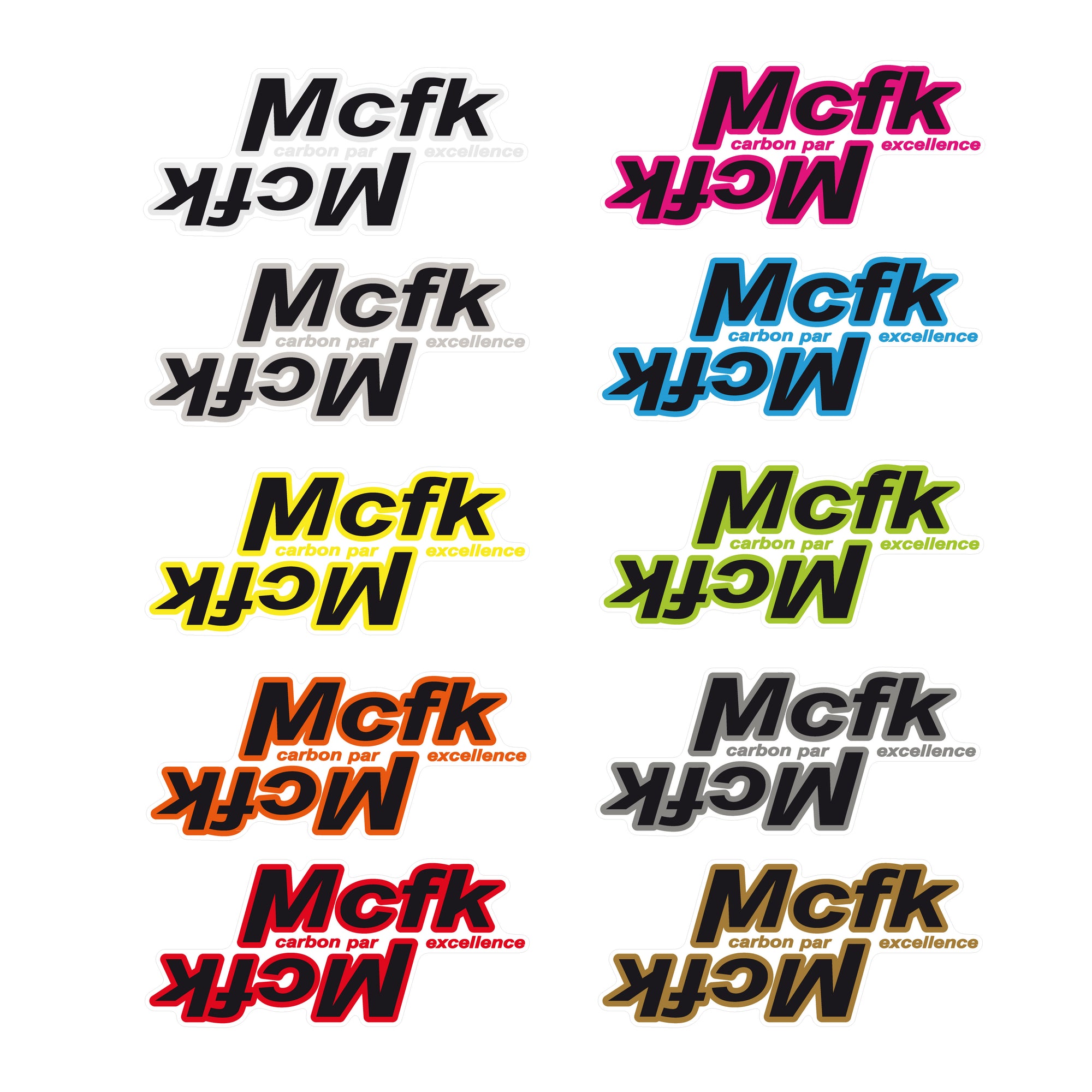 MCFK Replacement Decal Kit