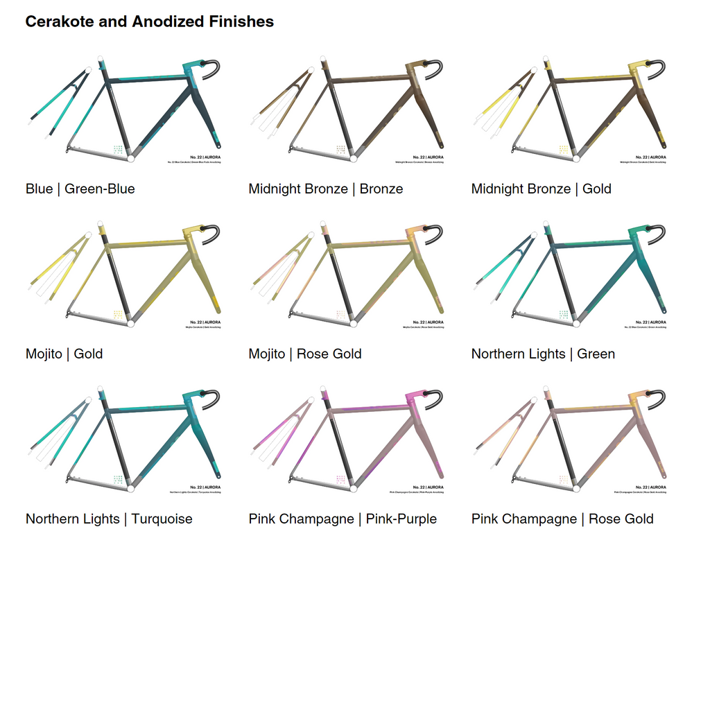 No. 22 Aurora Integrated Titanium Road Frameset