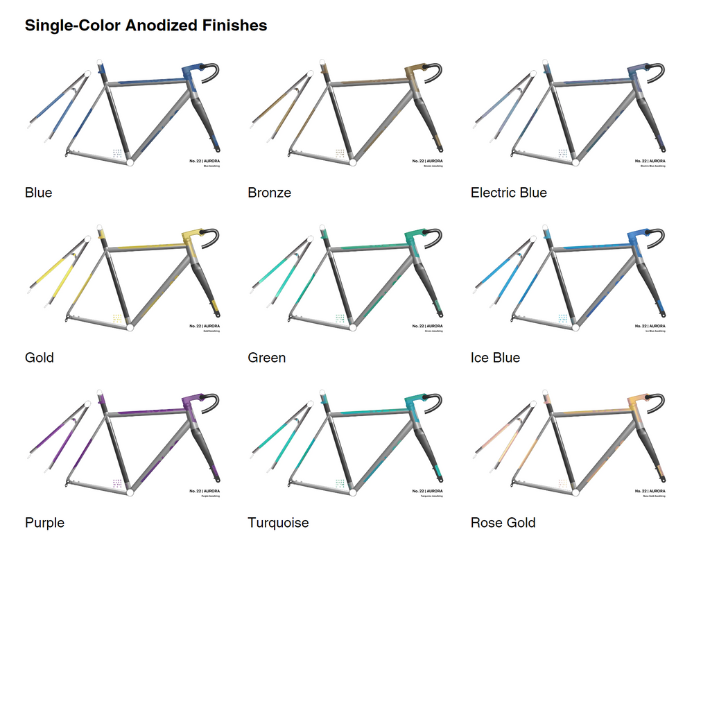 No. 22 Aurora Integrated Titanium Road Frameset