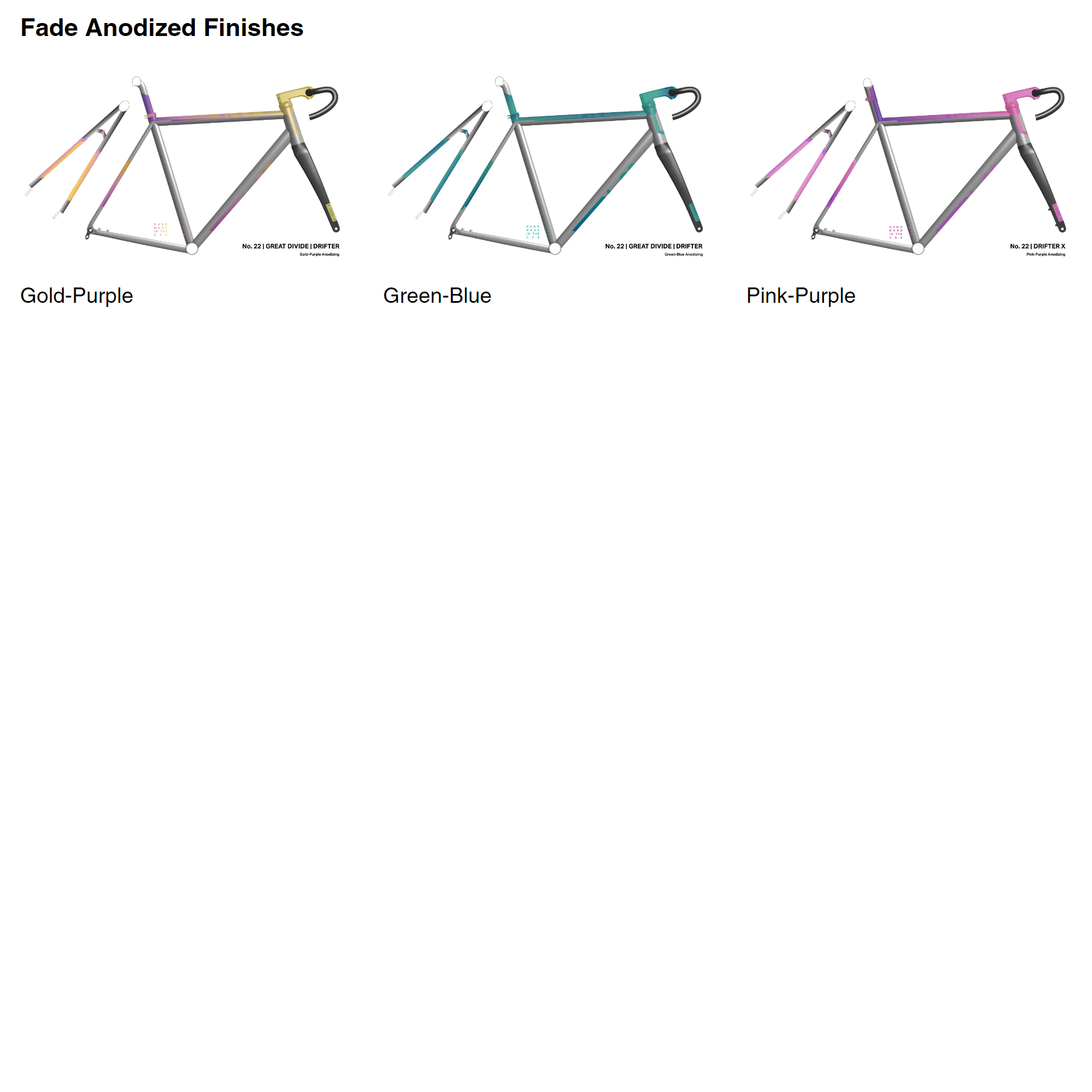 22 号 Drifter 钛质碎石车架组
