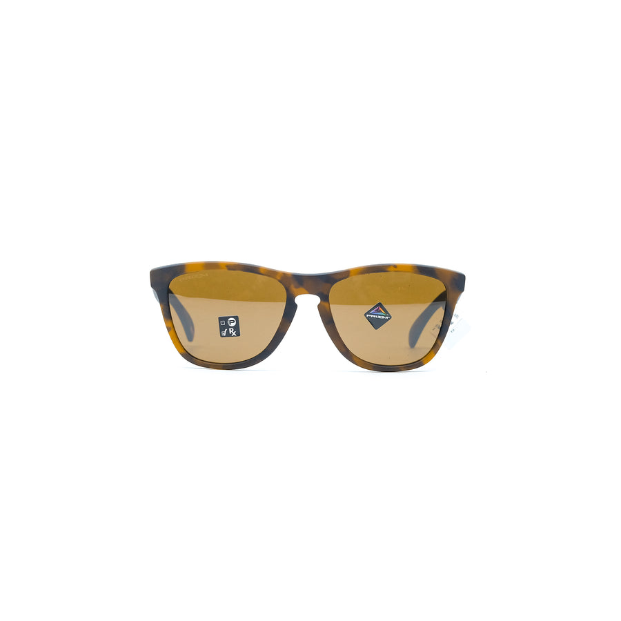 oakley-frogskins-sunglasses-matte-tortoise-prizm-tungsten-lens-front