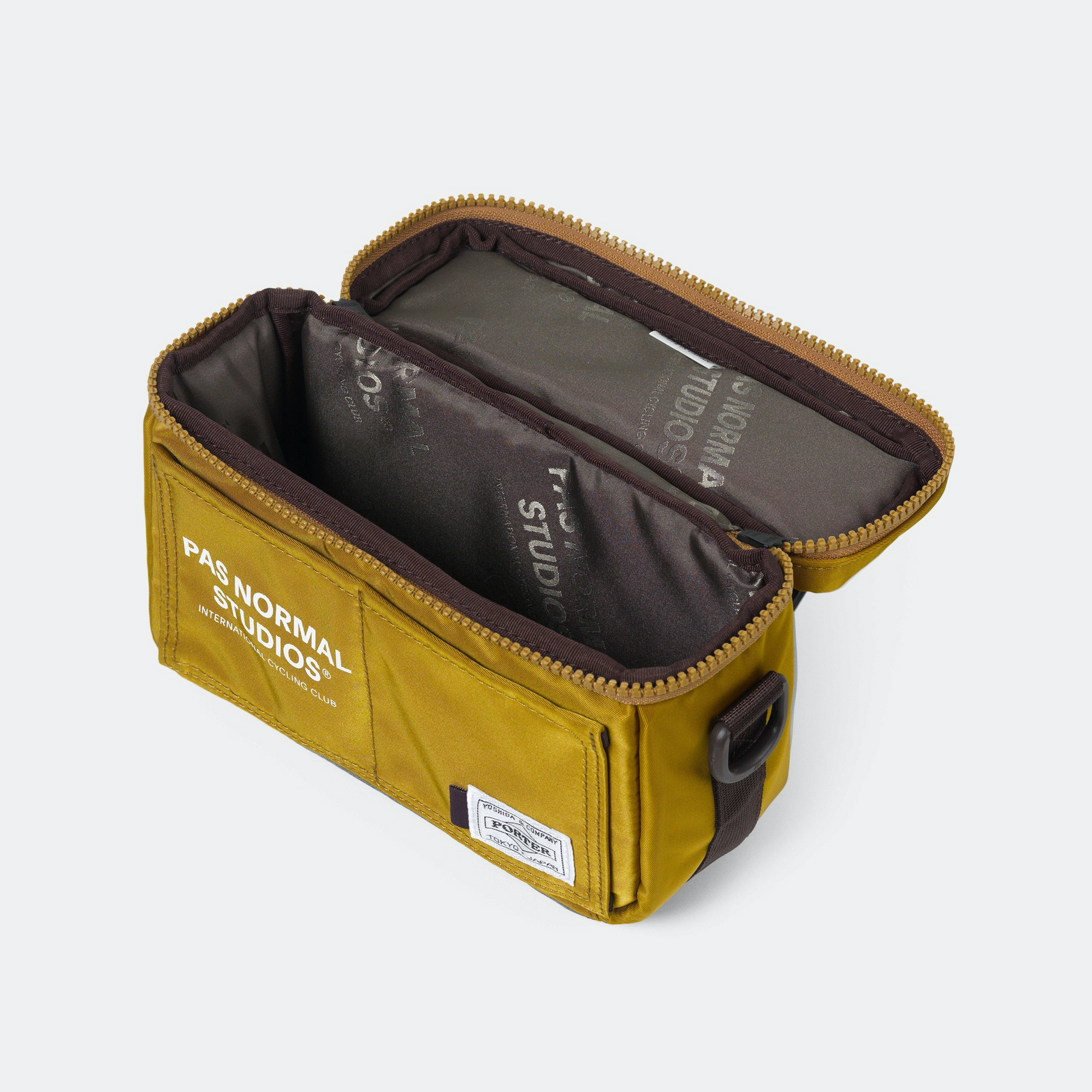 Pas Normal Studios x Porter-Yoshida & Co Handlebar Bag - Yellow Pas Normal Studios x Porter-Yoshida & Co Handlebar Bag - Yellow