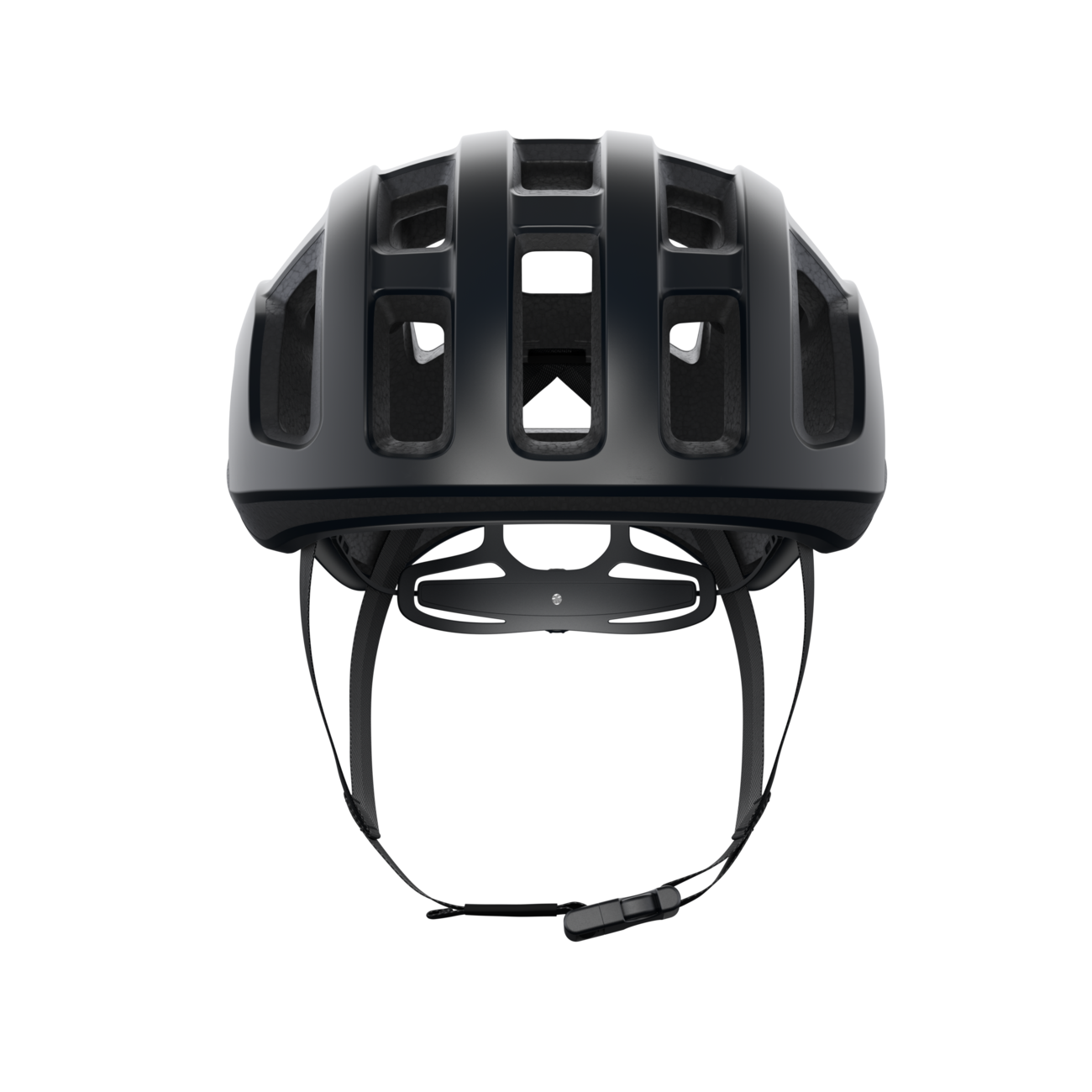 poc-ventral-lite-road-helmet-uranium-black-matt-front