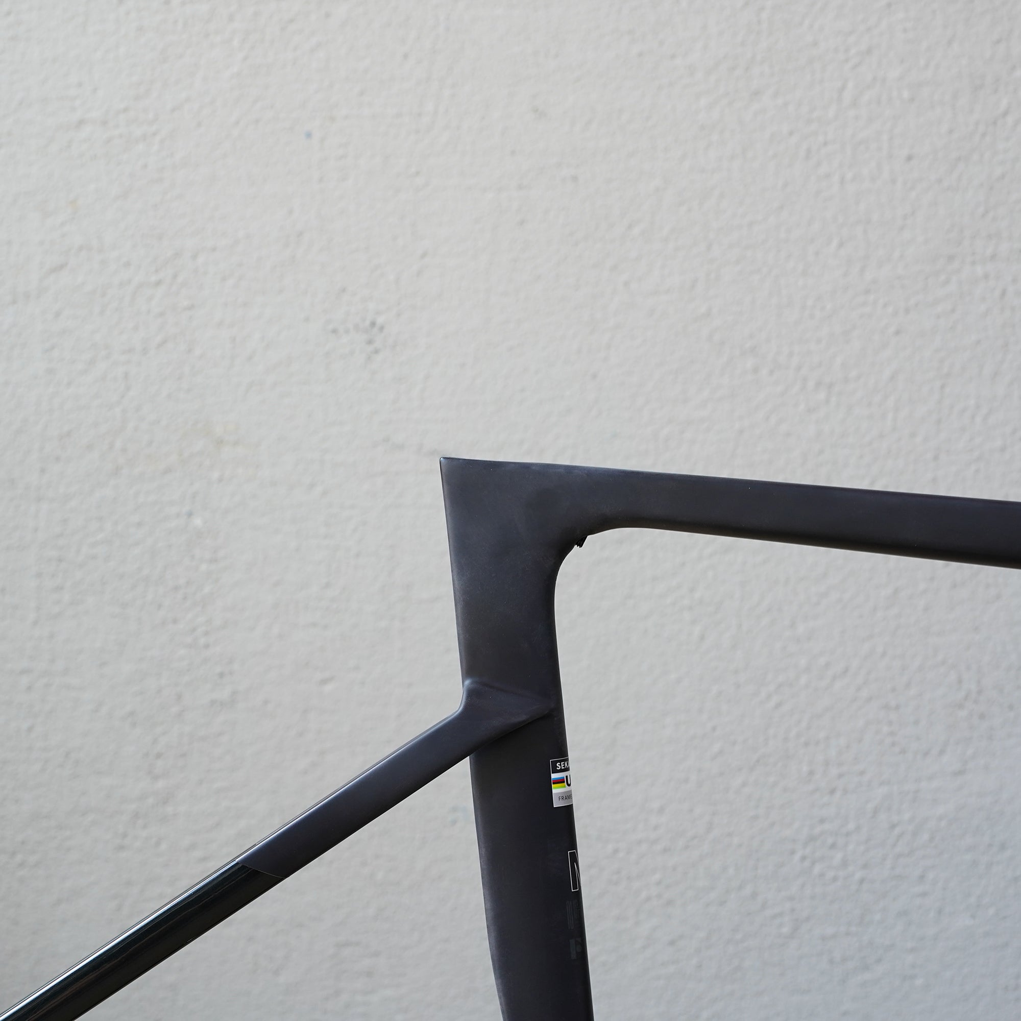 SEKA Exceed Aero Road Frameset - Matte Ink Black (M) & 38/110 Handlebar