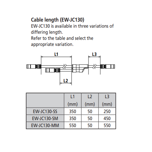 Shimano EW-JC130 Di2 Y-Connector Cable - CCACHE