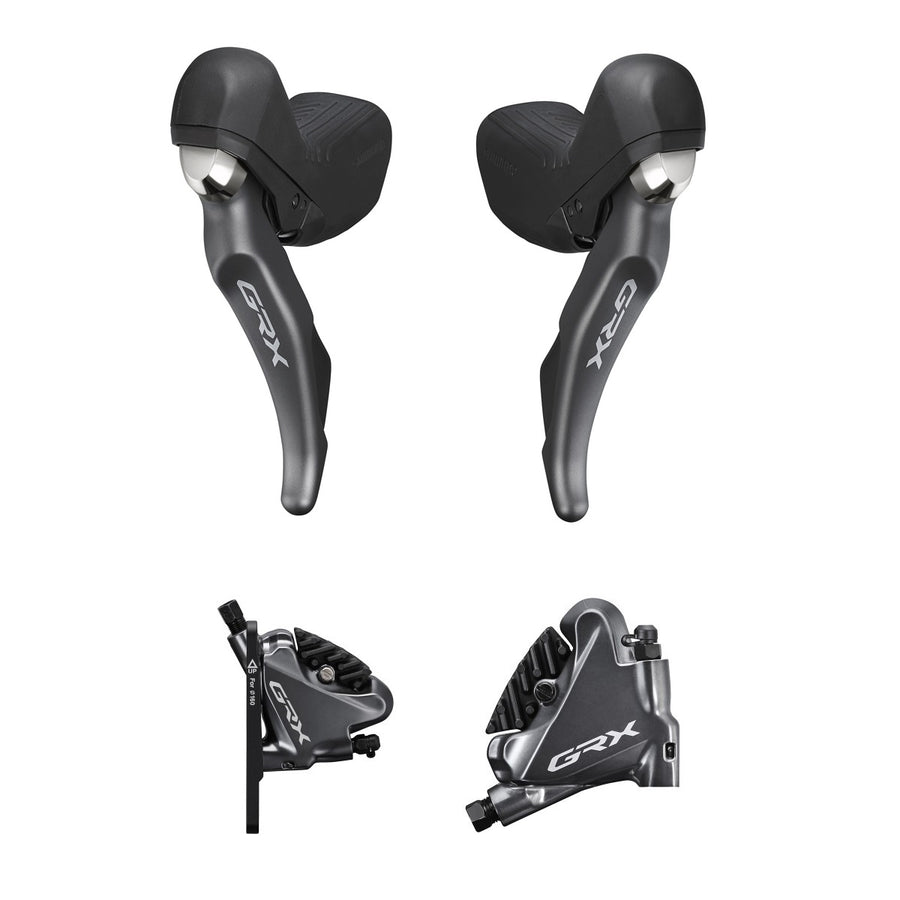 Shimano GRX Shifters with Flat Mount Calipers (ST-RX810 + BR-RX810) - CCACHE
