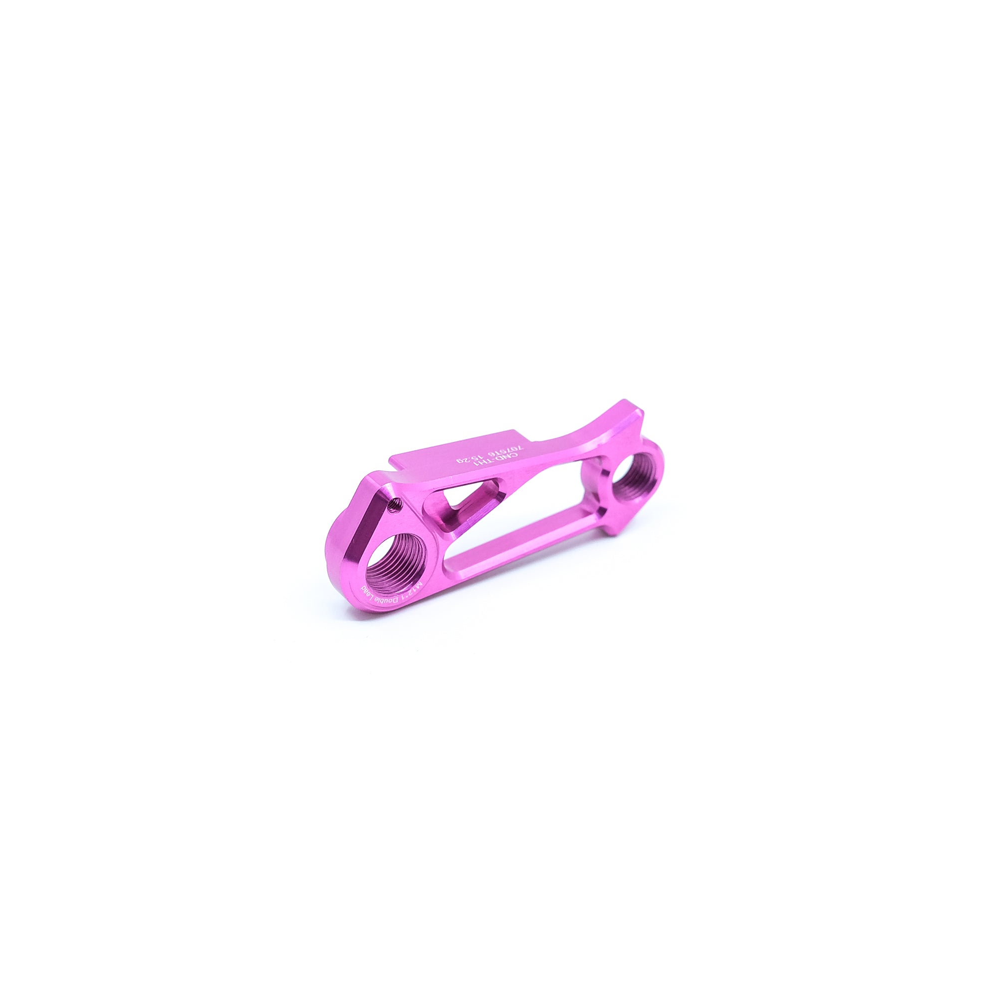 sigeyi-direct-mount-derailleur-hanger-for-cannondale-anodized-pink-on-bike