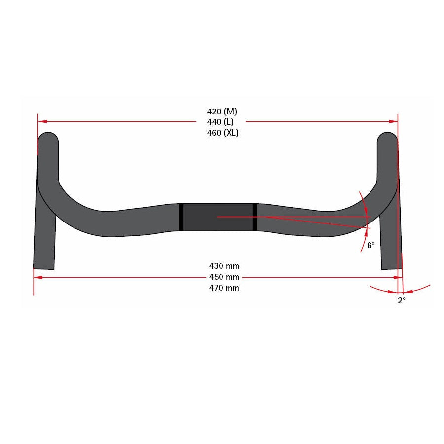 Syntace Racelite Carbon Handlebar - UD Matte - CCACHE