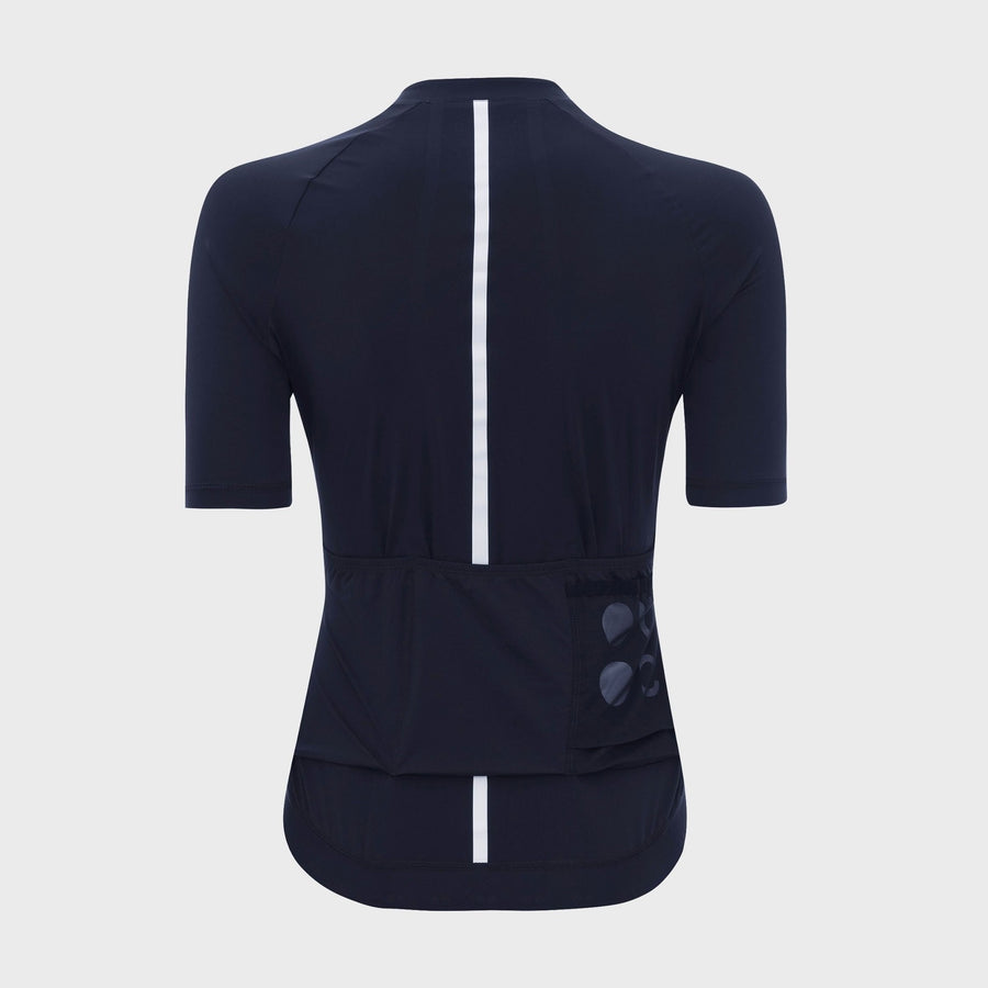 universal-colours-womens-mono-short-sleeve-jersey-navy-blue-rear