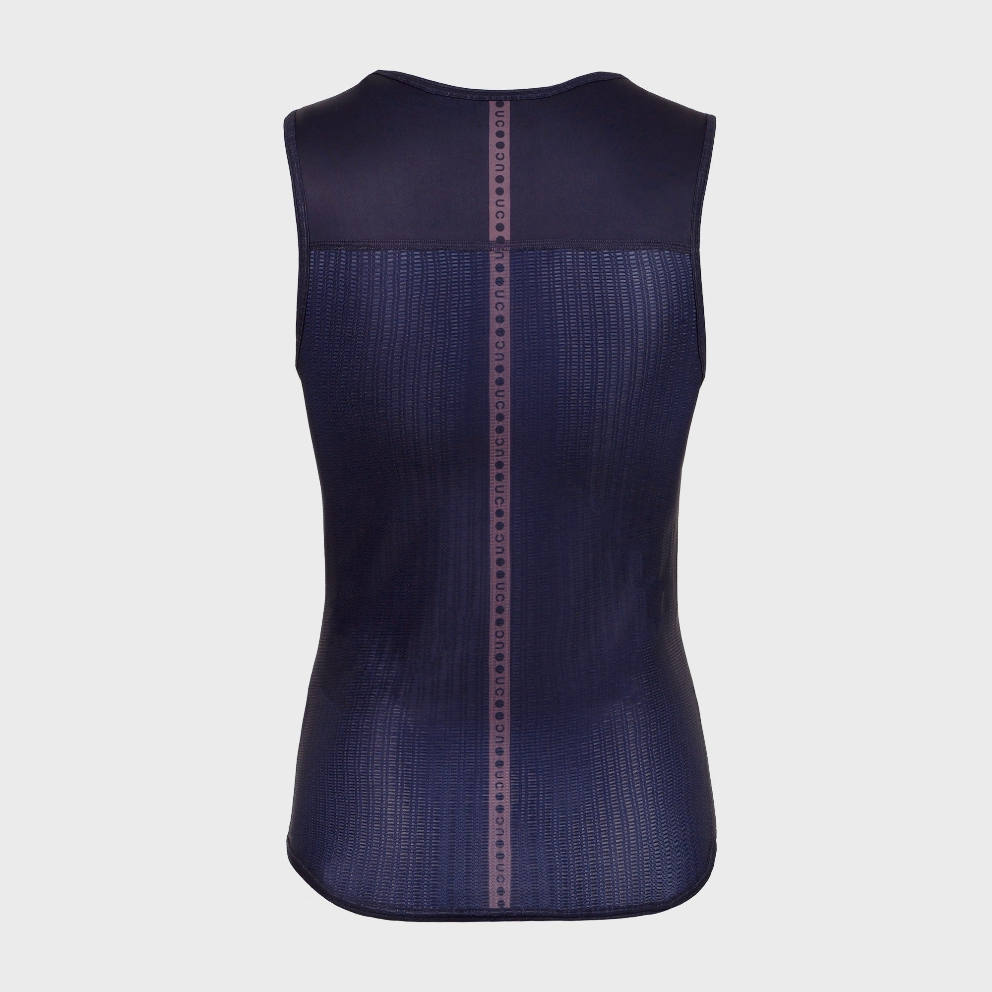 universal-colours-womens-spectrum-sleeveless-base-layer-navy-blue-rear