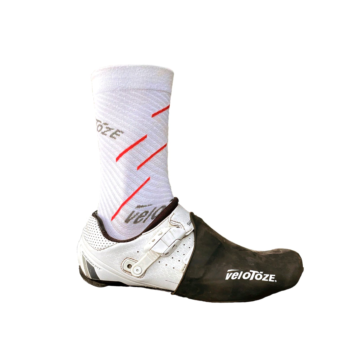VeloToze Silicone Toe Cover - Black